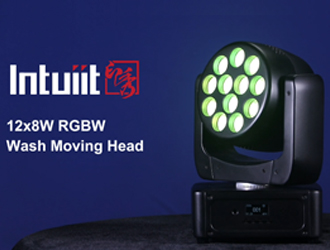 12*8W RGBW LED Mini Wash Moving Head Light