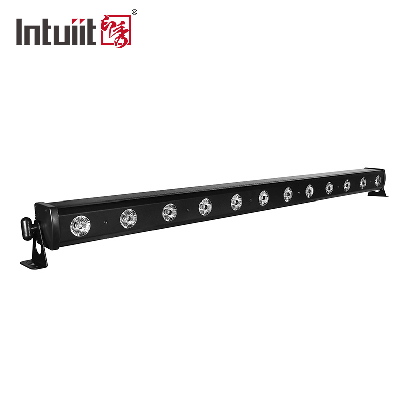12x2W RGBW 4in1 Indoor DJ Linear Light Bar DMX control LED Wall Washer for Facade Weddings Event